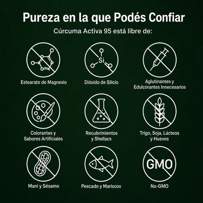 Cúrcuma Activa 95 — El suplemento que tu cuerpo por fin puede aprovechar